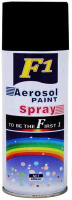 

F1 Matt Black Spray Paint 450 ml(Pack of 1)