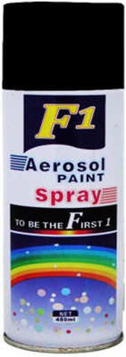

F1 matt black Spray Paint 450 ml(Pack of 1)