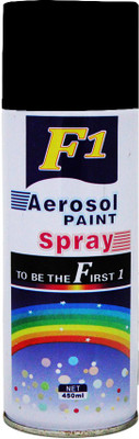 F1 Black Spray Paint 450 ml(Pack of 1) available at flipkart for Rs.120