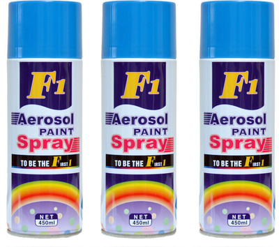 

F1 SKY BLUE Spray Paint 450 ml(Pack of 3)