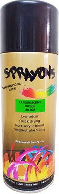 

Sprayons Premium Sprays Fluroscent Green Spray Paint 400 ml(Pack of 1)