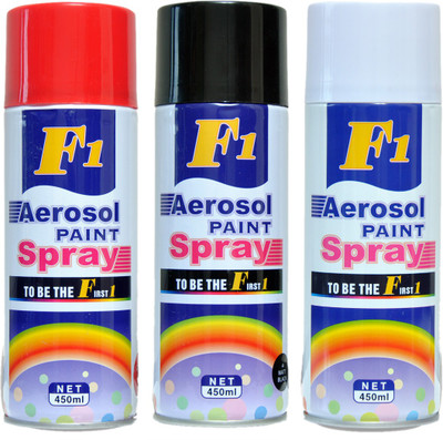 

F1 Multicolor Spray Paint 450 ml(Pack of 3)