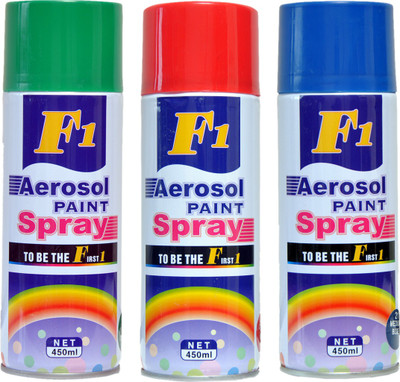 

F1 Multicolor Spray Paint 450 ml(Pack of 3)