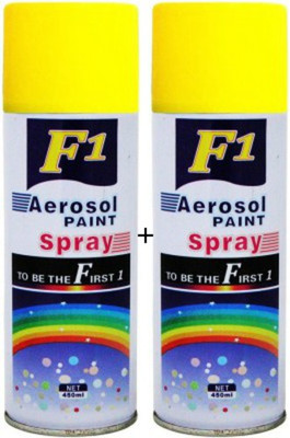 

F1 SHINE YELLOW Spray Paint 900 ml(Pack of 2)