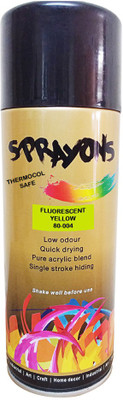 

Sprayons Premium Fluroscent Yellow Spray Paint 400 ml(Pack of 1)