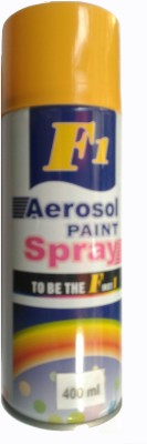 F1 Yellow Spray Paint 400 ml(Pack of 1)