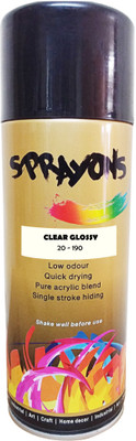 

Sprayons Clear Glossy Spray Paint 400 ml(Pack of 1)