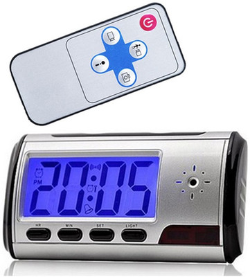 I-Keeper Multifunction Clock Clock Spy Camera(2 MP)