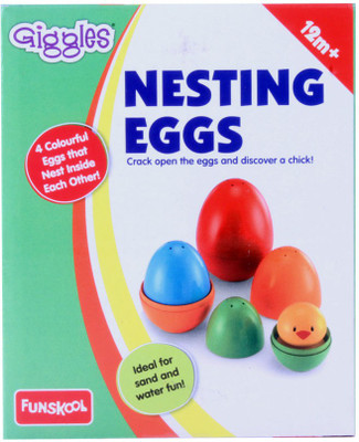 Funskool Giggles Nesting Eggs(Multicolor) available at flipkart for Rs.165