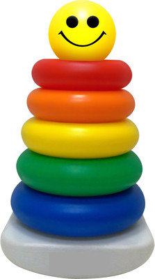 

Fun World Smiley Stacking Rings(Multicolor)