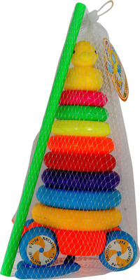 

Toy Hut Stacking Rings Toy (Duck)(Multicolor)