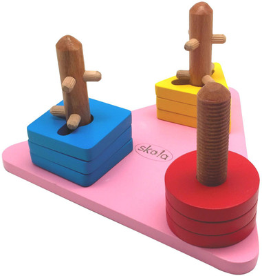 

Skola Twisty Trio - Twist, turn and stack(Multicolor)