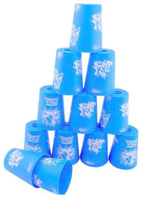 Stylezit YJ Speed Flying Stacking Rapid Cups - Blue(Blue, Multicolor)