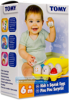 

Tomy Hide n Squeak Eggs(Multicolor)