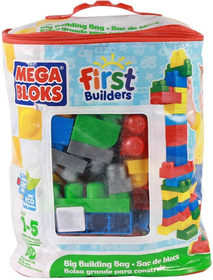 

Mega Bloks Mega Bloks Big Building Bag - 80 Pieces(Multicolor)