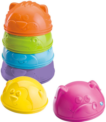 B kids Stack N? Nest N? Roll - Educational Toy(Multicolor)