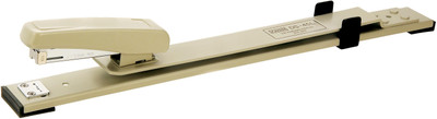 

Kangaro Long Throat Manual Staplers(Set of 1, Black, Cream)