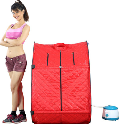 Kawachi i03 Personal Home Therapeutic Portable Steam Spa Bath Detox Weight Loss Red Portable Steam Sauna Bath(Red)