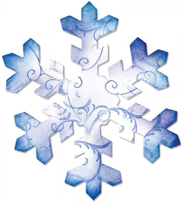 

Sizzix Bigz Die - Snowflake #3 A10690 Die Stencil(Pack of 1, Bigz Die - Snowflake #3)
