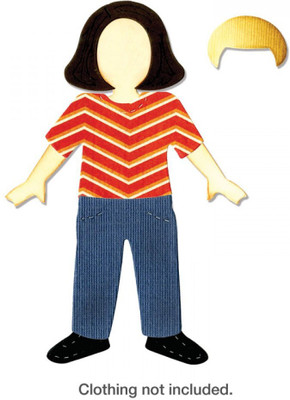 

Sizzix Bigz Die - Boy or Girl Figure A10325 Die Stencil(Pack of 1, Bigz Die - Boy or Girl Figure)