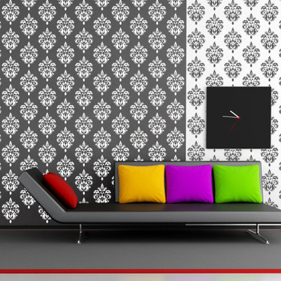 

Arhat Stencils ASR-E66 GLOSSY PVC (Wall Décor & Art) Stencil(Pack of 1, DESIGNER MOTIFF)