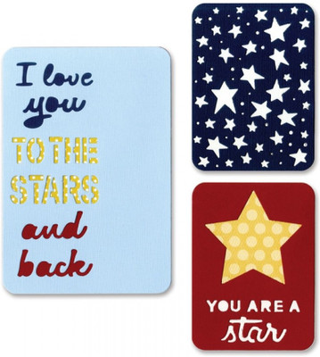 

SIZZIX Thinlits Die Set 3PK - Stars 659756 stars Stencil(Pack of 3, geometric)