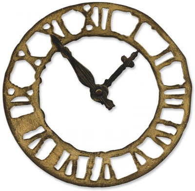 

SIZZIX Bigz Die - Weathered Clock 657190 Weathered Stencil(Pack of 1, Clock)