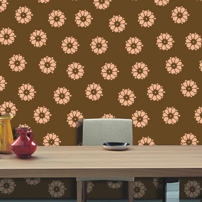 

Arhat Stencils FLORAL ASR-E135 GLOSSY PVC (Wall Décor & Art) Stencil(Pack of 1, FLORAL)