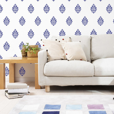 

Arhat Stencils DAMASK ASR-E106 GLOSSY DAMASK PVC (Wall Décor & Art) Stencil(Pack of 1, DAMASK)