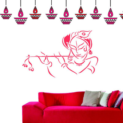 

lashkara KD krishna Stencil(Pack of 3, krishna deeya)