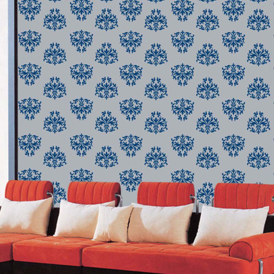 

ARHAT STENCILS DAMASK GLOSSY PVC Stencil(Pack of 2, DESIGNER MOTIFF)