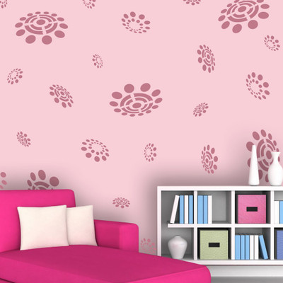 

ARHAT STENCILS DAMASK GLOSSY PVC Stencil(Pack of 6, DESIGNER MOTIFF)