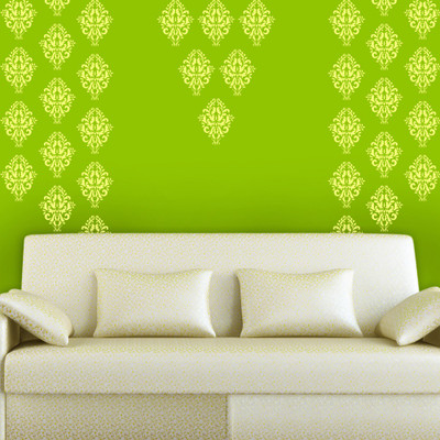 

Arhat Stencils DAMASK ASR-E85 GLOSSY DAMASK PVC (Wall Décor & Art) Stencil(Pack of 1, DAMASK)
