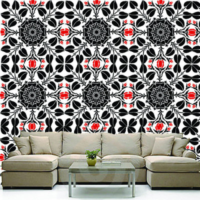 

Lashkara F49 Flower Stencil Stencil(Pack of 3, Flower Stencil)