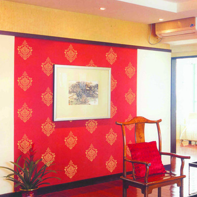 

Arhat Stencils ASR-E81 GLOSSY PVC (Wall Décor & Art) Stencil(Pack of 1, DESIGNER MOTIFF)