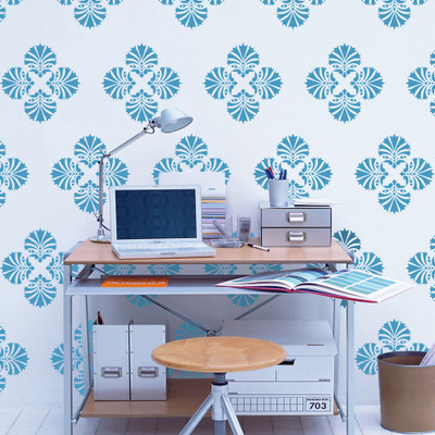 

Arhat Stencils DAMASK ASR-E108 GLOSSY DAMASK PVC (Wall Décor & Art) Stencil(Pack of 1, DAMASK)