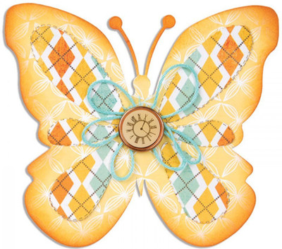 

Sizzix Bigz Die - Butterfly A10120 Die Stencil(Pack of 1, Bigz Die - Butterfly)