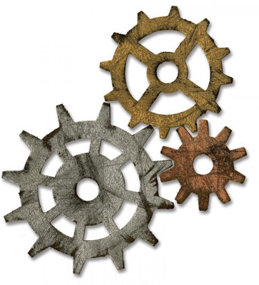 

SIZZIX Bigz Die - Gadget Gears 656636 Gears Stencil(Pack of 1, Gadget Gears)