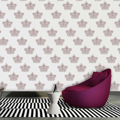 

Arhat Stencils DAMASK ASR-E0114 GLOSSY DAMASK PVC (Wall Décor & Art) Stencil(Pack of 1, DAMASK)