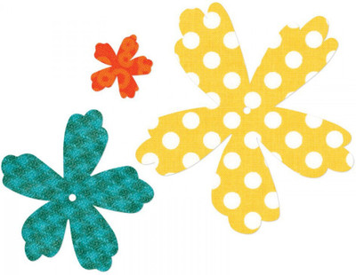 

SIZZIX Bigz Die - Flower Layers #4 656781 flower Stencil(Pack of 1, Flower)