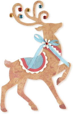 

Sizzix Bigz Die - Reindeer 658738 Die Stencil(Pack of 1, Reindeer)