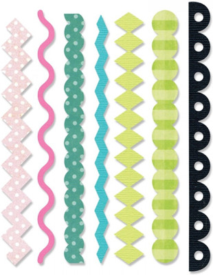 

SIZZIX Thinlits Die Set 7PK - Borders 659200 Border Stencil(Pack of 7, Border)