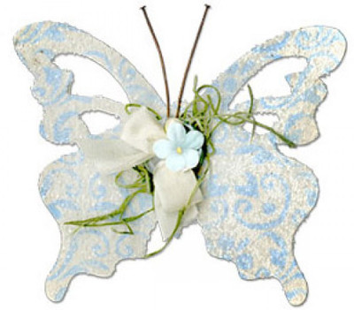 

SIZZIX Bigz Die - Butterfly #2 656552 Butterfly Stencil(Pack of 1, Animal)