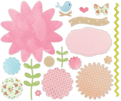 

SIZZIX Thinlits Die Set 18PK - Secret Garden 660694 décor Stencil(Pack of 18, décor)
