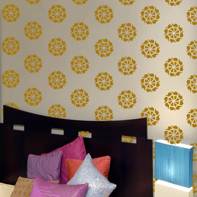 

Arhat Stencils Damask ASR-E20 Glossy Pvc Stencil(Pack of 1, Designer Motiff)