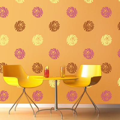 

Arhat Stencils DAMASK ASR-E95 GLOSSY DAMASK PVC (Wall Décor & Art) Stencil(Pack of 1, DAMASK)