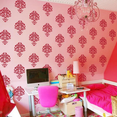 

Arhat Stencils DAMASK ASR-E0115 GLOSSY DAMASK PVC (Wall Décor & Art) Stencil(Pack of 1, DAMASK)