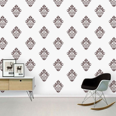 

Arhat Stencils DAMASK ASR-E100 GLOSSY DAMASK PVC (Wall Décor & Art) Stencil(Pack of 1, DAMASK)