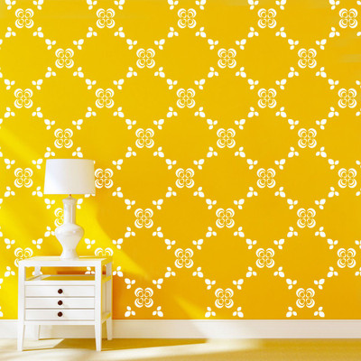 

Arhat Stencils DAMASK ASR-E103 GLOSSY DAMASK PVC (Wall Décor & Art) Stencil(Pack of 1, DAMASK)