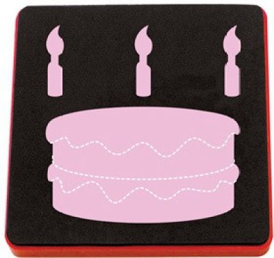 

Sizzix Bigz Die - Birthday Cake & Candles A10117 Die Stencil(Pack of 1, Bigz Die - Birthday Cake & Candles)